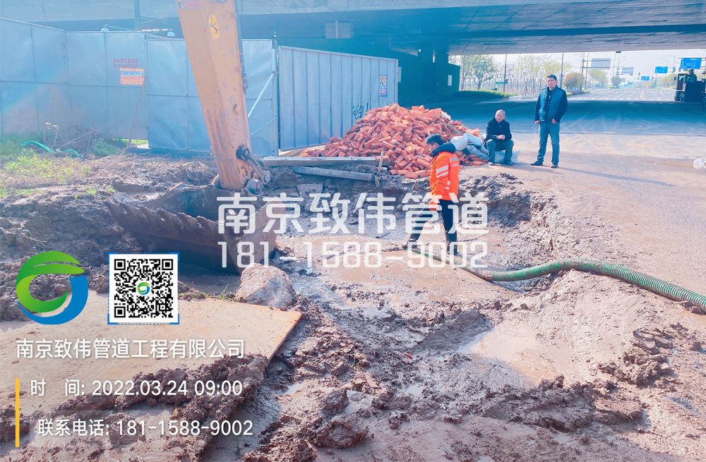 燕子矶村泥浆清理